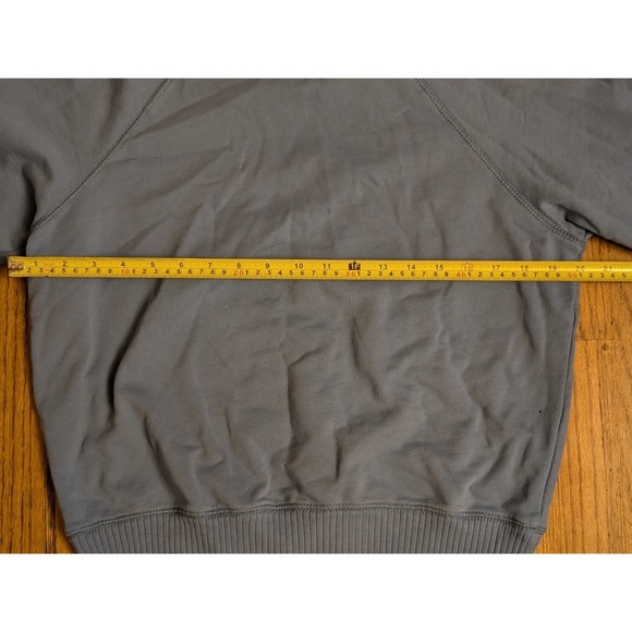 American Eagle Sweatshirt Womens XS Seriously Lived In Happiest Here Smiley Blue - Picture 11 of 13